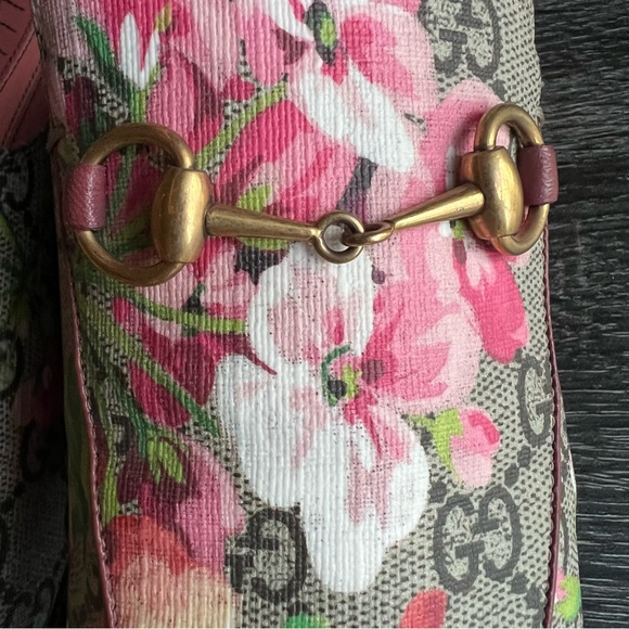 Gucci Princetown Bloom Floral Horsebit Slide Mules EU39 - Picture 4 of 12